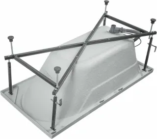 Акриловая ванна Aquanet West 347176 140x70 см с каркасом и фронтальной панелью